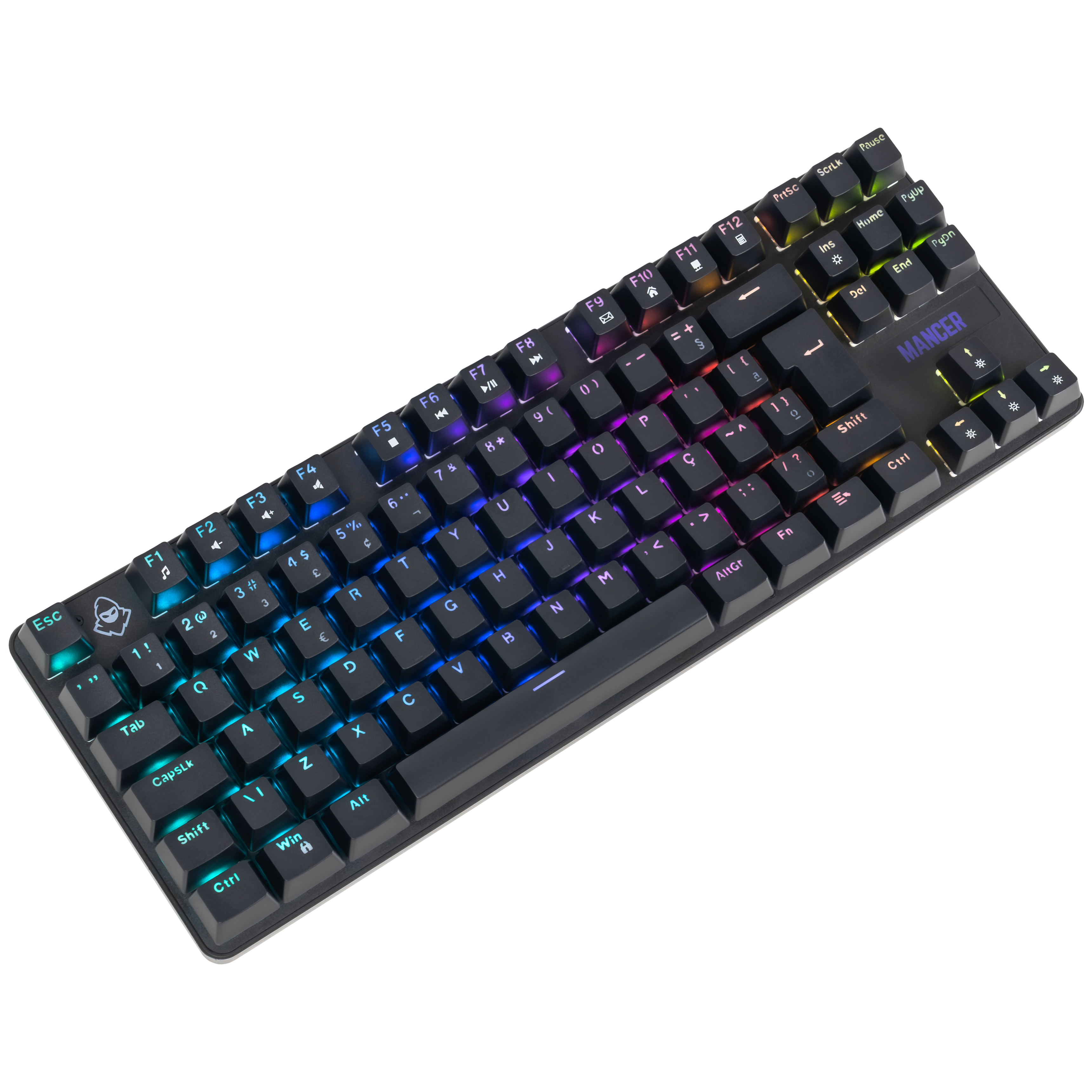 Teclado Mecanico Mancer Ghoul MK3, RGB, ABNT2, Switch Huano
