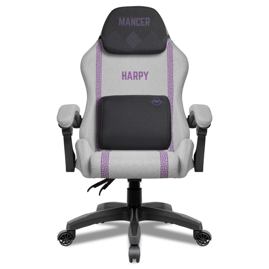 Cadeira Gamer Mancer Harpy, Branco e Roxo 1 MCR-HRP-WPRP (1)