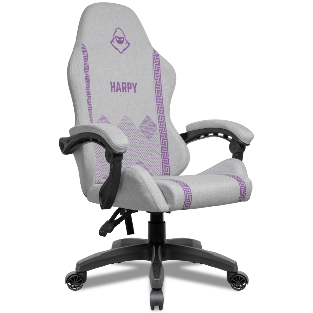 Cadeira Gamer Mancer Harpy, Branco e Roxo 3 MCR-HRP-WPRP (3)