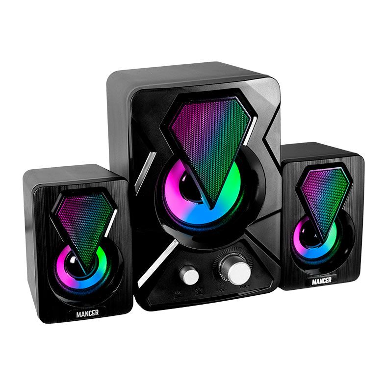 Caixa de Som Mancer Airon, Rainbow, 8W RMS, Preto 1 MCR-ARN-RBW01 (1)