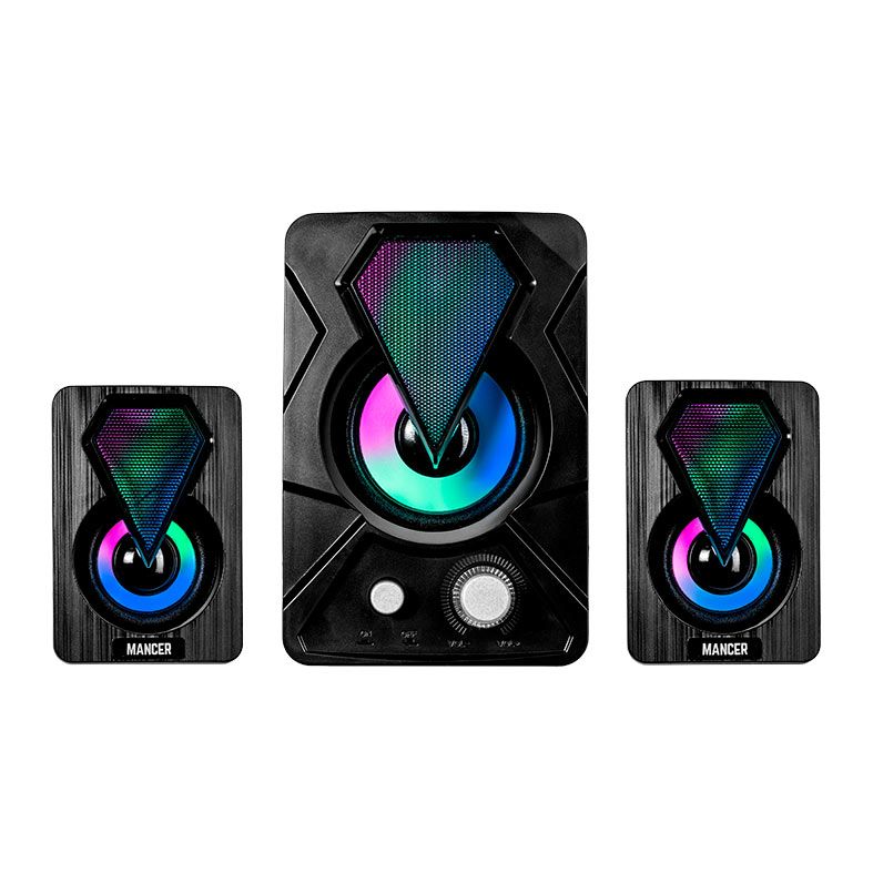 Caixa de Som Mancer Airon, Rainbow, 8W RMS, Preto 2 MCR-ARN-RBW01 (2)