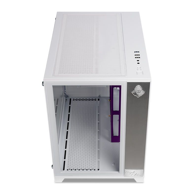 Gabinete Gamer Mancer CV300 Purple Edition, Mid-Tower, Lateral de Vidro, Branco e Roxo 4 MCR-CV300-PEWH (3)