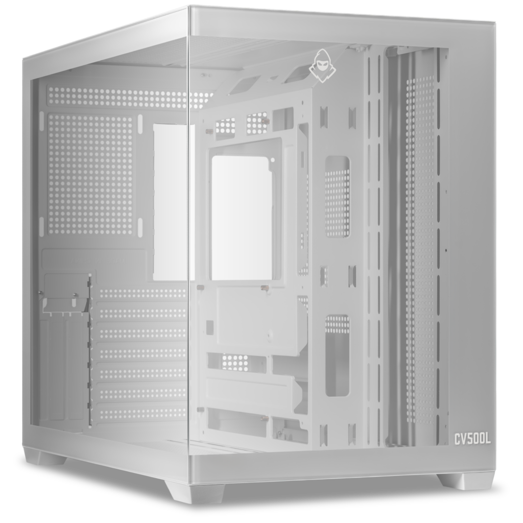 Gabinete Gamer Mancer CV500L, Mid Tower, Lateral De Vidro, Branco 1 MCR-CV500L-WH (1)