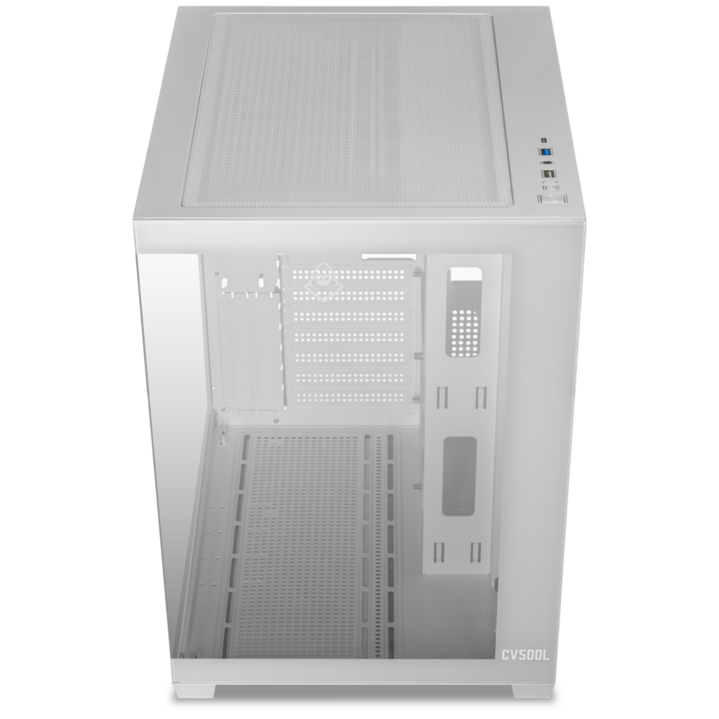 Gabinete Gamer Mancer CV500L, Mid Tower, Lateral De Vidro, Branco 4 MCR-CV500L-WH (6)