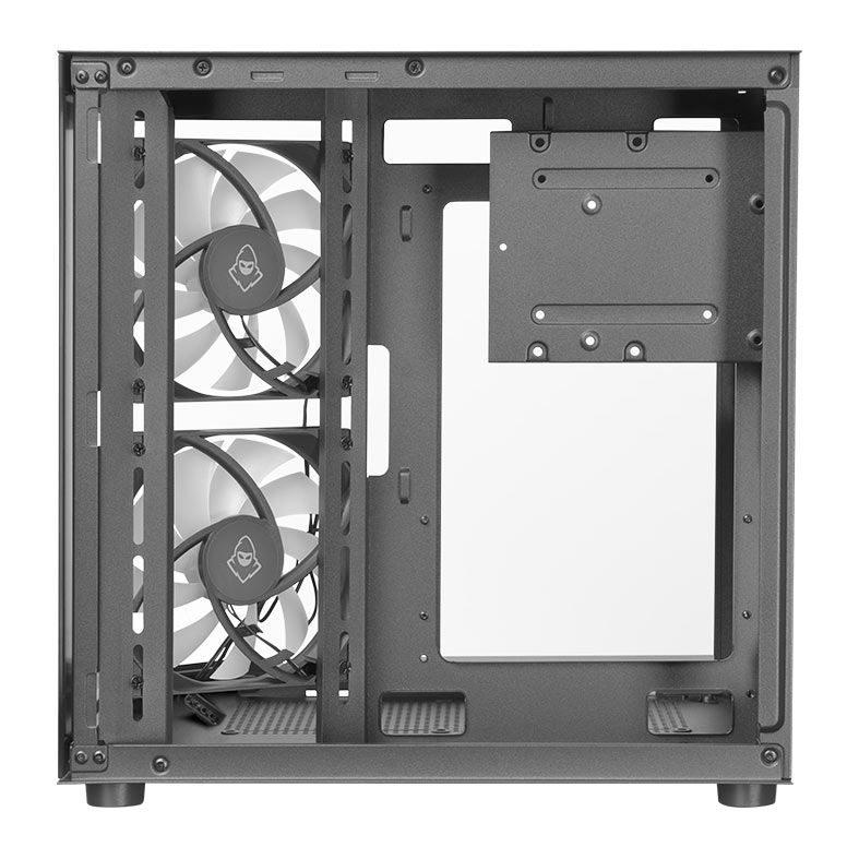 Gabinete Gamer Mancer CV700M, Mini-Tower, Lateral de Vidro, Com 2 Fans, Preto 4 MCR-CV700M-BK-2F (4)