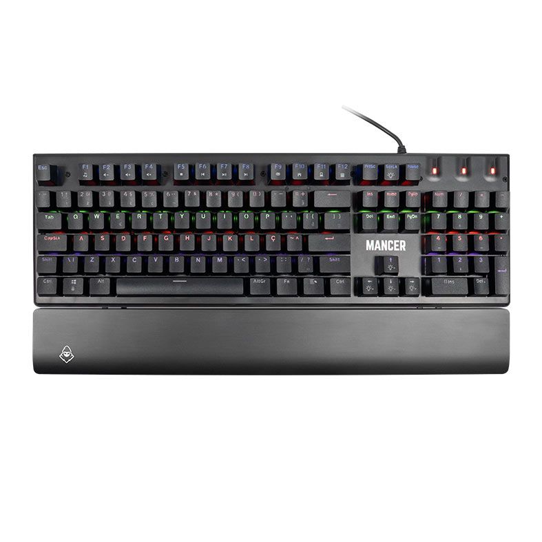 Teclado Mecanico Mancer Tharix, Rainbow, ABNT2, Switch Vermelho, Preto 1 MCR-THX-RBW01 (1)