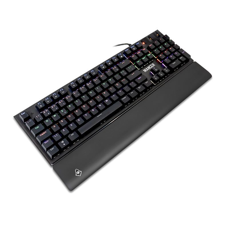 Teclado Mecanico Mancer Tharix, Rainbow, ABNT2, Switch Vermelho, Preto 2 MCR-THX-RBW01 (2)