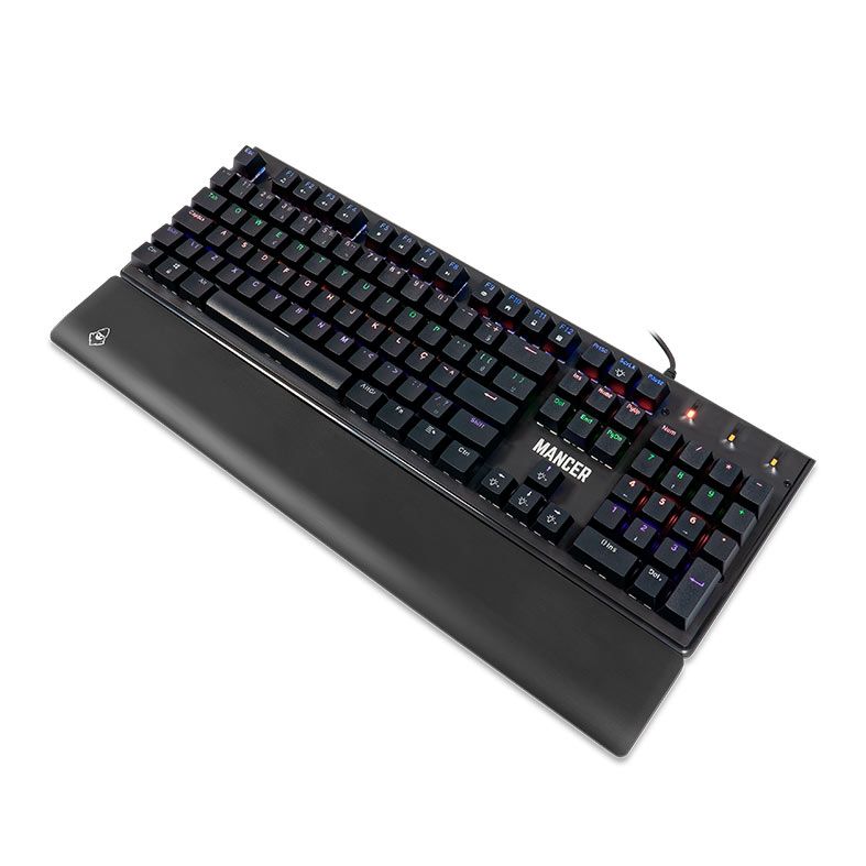 Teclado Mecanico Mancer Tharix, Rainbow, ABNT2, Switch Vermelho, Preto 3 MCR-THX-RBW01 (3)