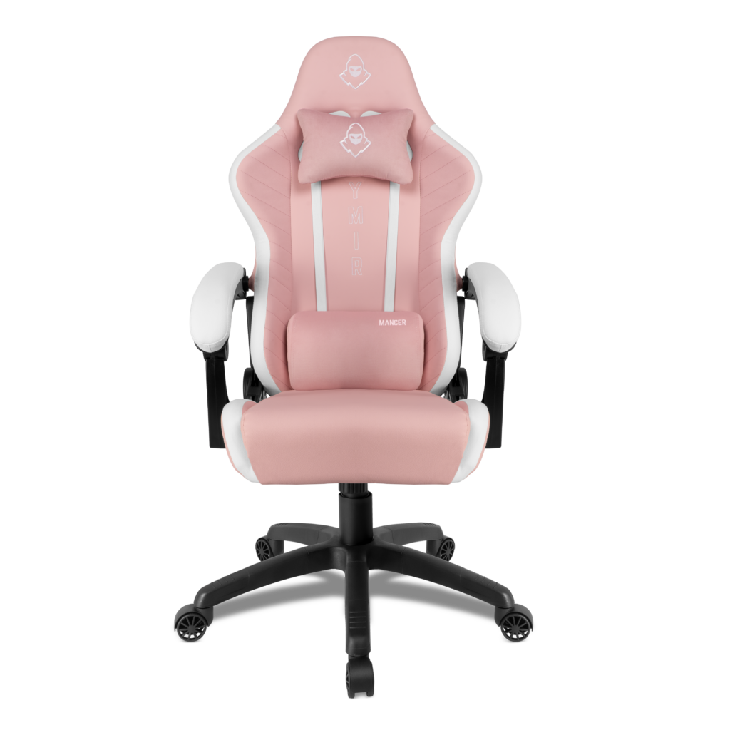 Cadeira Gamer Mancer Ymir, Branco e Rosa 1 MCR-YMR-WPK (1)