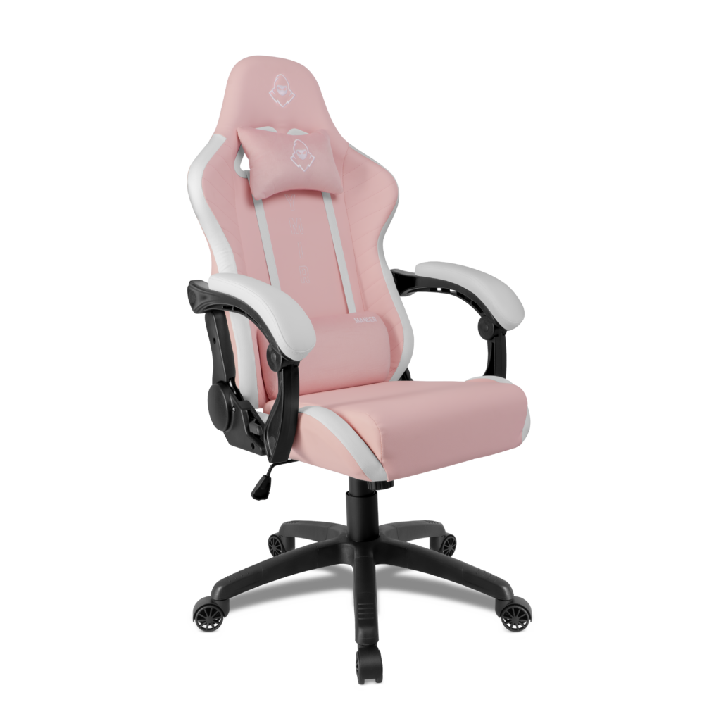 Cadeira Gamer Mancer Ymir, Branco e Rosa 3 MCR-YMR-WPK (5)