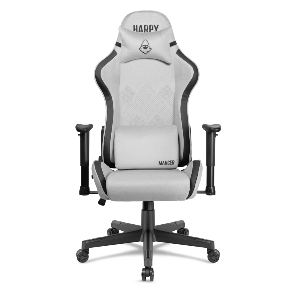 Cadeira Gamer Mancer Harpy SL, Branco e Preto 1 MCR-HRPSL-WTBK (1)