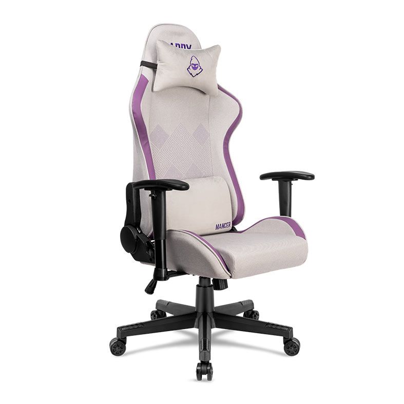 Cadeira Gamer Mancer Harpy SL, Branco e Roxo 3 MCR-HRPSL-WTPRP (2)