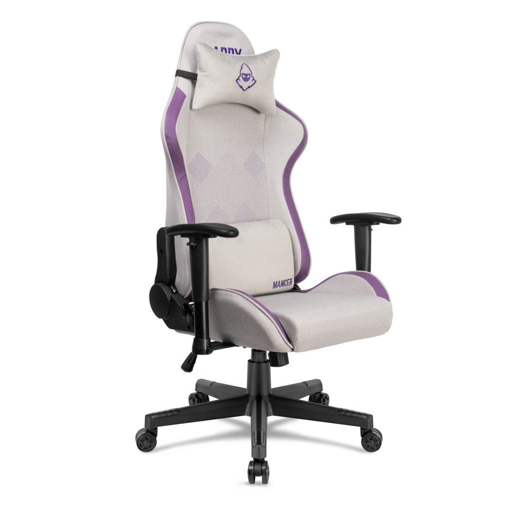 Cadeira Gamer Mancer Harpy SL, Branco e Roxo 3 MCR-HRPSL-WTPRP (4)