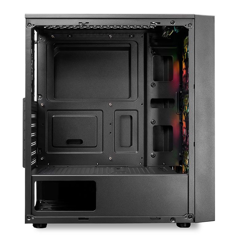Gabinete Gamer Mancer Relic, Mid-Tower, Lateral de Vidro, Com 3 Fans, Preto 4 MCR-RLC-BK3F (3)