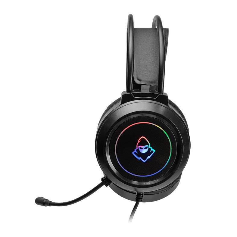 Headset Gamer Mancer Crater V2, Rainbow, Drivers 50mm, Preto 2 MCR-CRT-RGB02 (3)
