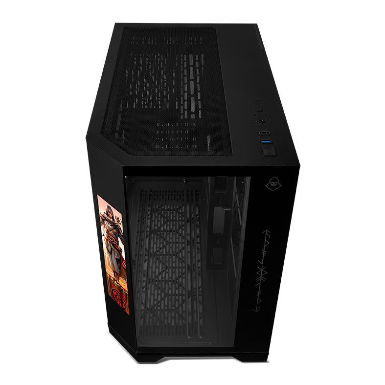 Gabinete Gamer Mancer CV700X, Mid-Tower, Com Tela LCD, Lateral de Vidro, Preto 3 MCR-CV700X-BK (1)