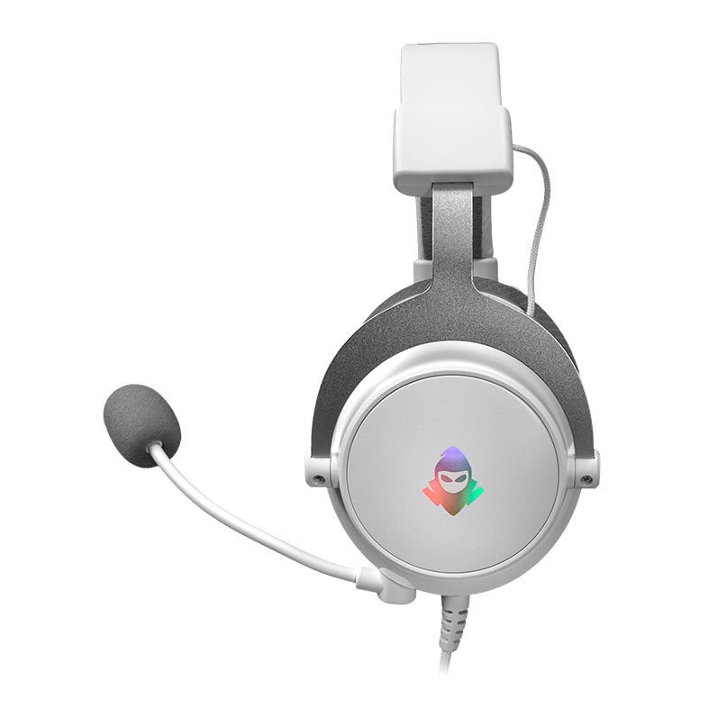 Headset Gamer Mancer Aura, Rainbow, Drivers 50mm, Branco 2 MCR-AUR-WH01 (1)