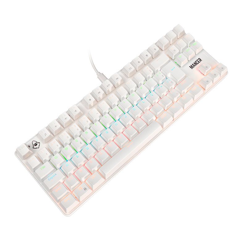 Teclado Mecanico Mancer Shade MK3, Rainbow, Switch Huano Vermelho, Branco 2 MCR-SHM3-WH01 (2)