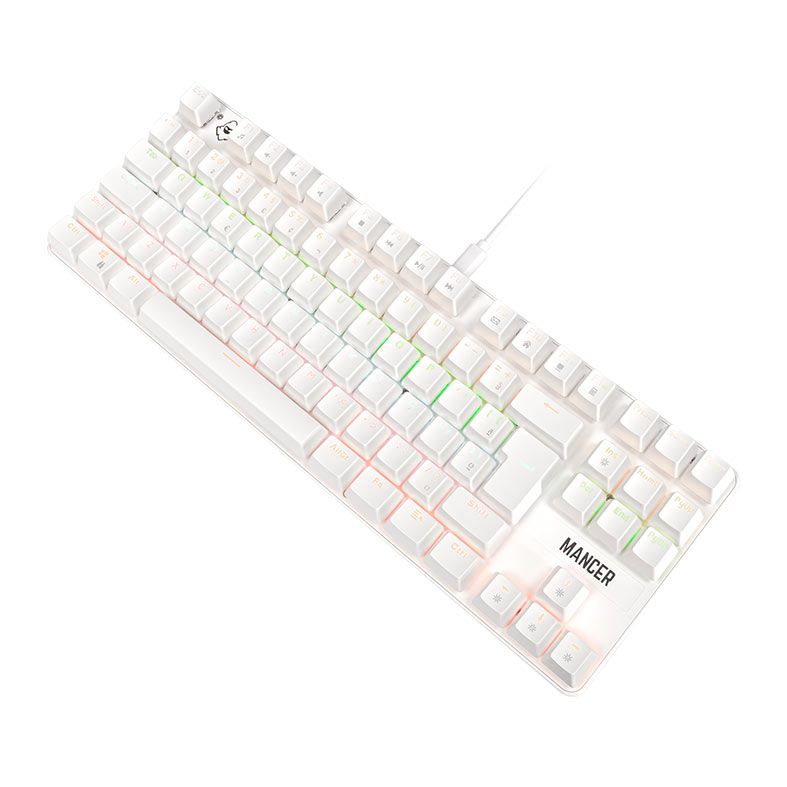 Teclado Mecanico Mancer Shade MK3, Rainbow, Switch Huano Vermelho, Branco 3 MCR-SHM3-WH01 (3)