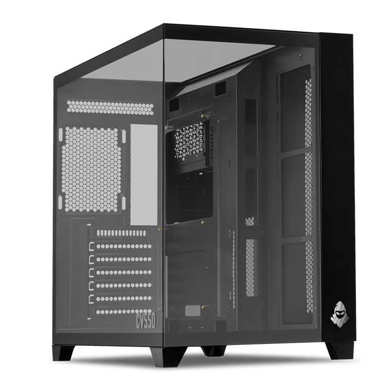Gabinete Gamer Mancer CV550, Mid-Tower, Lateral de Vidro, Preto 1 MCR-CV550-BK (7)
