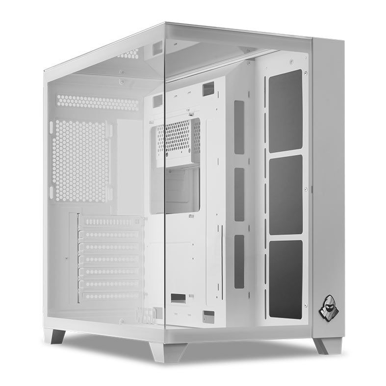 Gabinete Gamer Mancer CV550, Mid-Tower, Lateral de Vidro, Branco 1 MCR-CV550-WH (1)