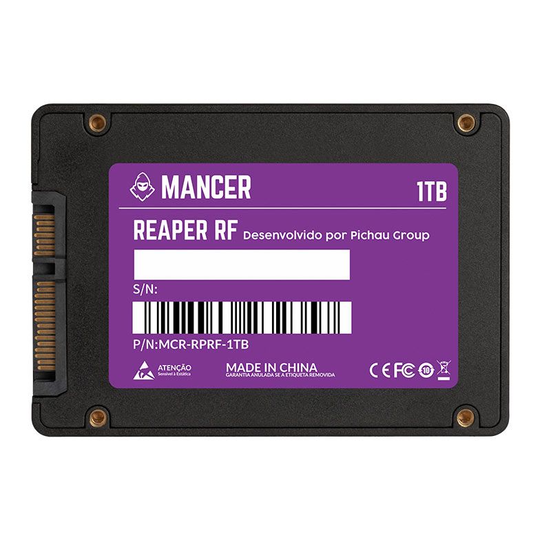 SSD Mancer Reaper RF, 1TB, 2.5, Sata III 6GB/s, Leitura 500MB/s, Gravacao 450MB/s 3 MCR-RPRF-1TB (3)