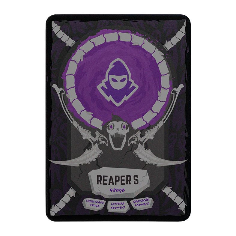 SSD Mancer Reaper S, 480GB, 2.5, Sata III 6GB/s, Leitura 500MB/s, Gravacao 450MB/s 1 MCR-RPRS-480V2 (1)
