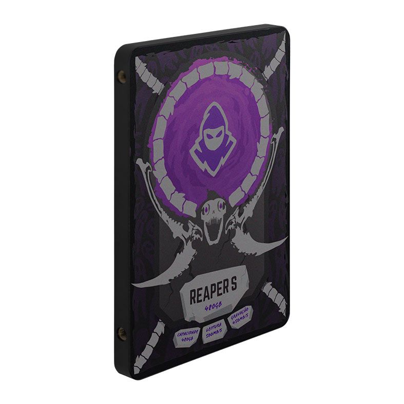 SSD Mancer Reaper S, 480GB, 2.5, Sata III 6GB/s, Leitura 500MB/s, Gravacao 450MB/s 2 MCR-RPRS-480V2 (2)