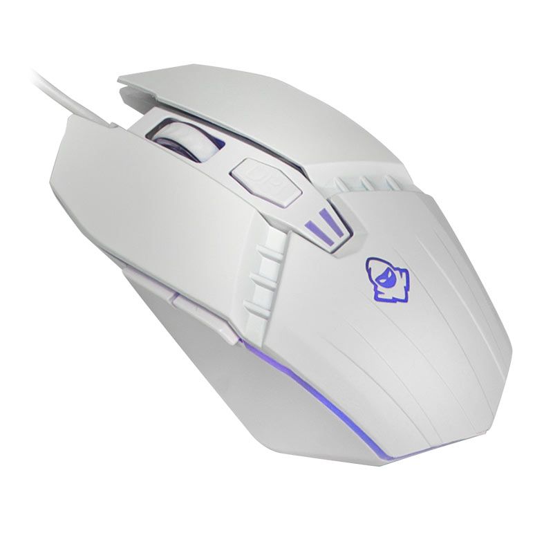 Combo Gamer Mancer ORC V2 4x1, Rainbow, Teclado ABNT2, Mouse 6400DPI, Mousepad Pequeno, Headset Drivers 40mm, Branco 5 MRC-ORC2-WH (5)