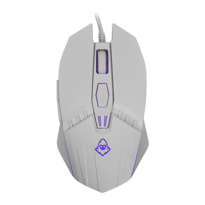 Combo Gamer Mancer ORC V2 4x1, Rainbow, Teclado ABNT2, Mouse 6400DPI, Mousepad Pequeno, Headset Drivers 40mm, Branco 6 MRC-ORC2-WH (6)